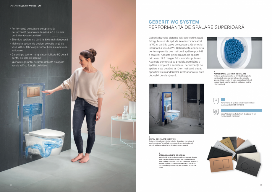 Pagina 20-Colectii pentru baie  Catalog, brosura Romana  adăugată.

SE ADAPTEAZĂ LA MOMENTUL
ZILEI
Lumina...