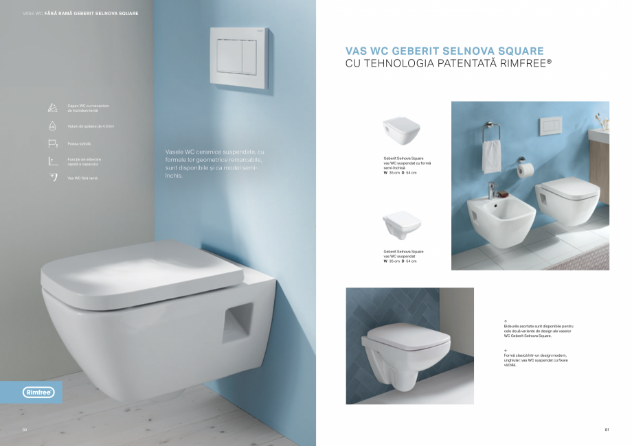 Pagina 41-Colectii pentru baie  Catalog, brosura Romana  detartrare
COMFORT
Funcția de economisire a energiei...