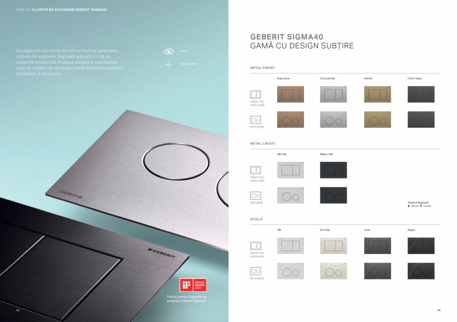 Pagina 48-Colectii pentru baie  Catalog, brosura Romana lasic și elegant
oferă o spălare extraordinar de...