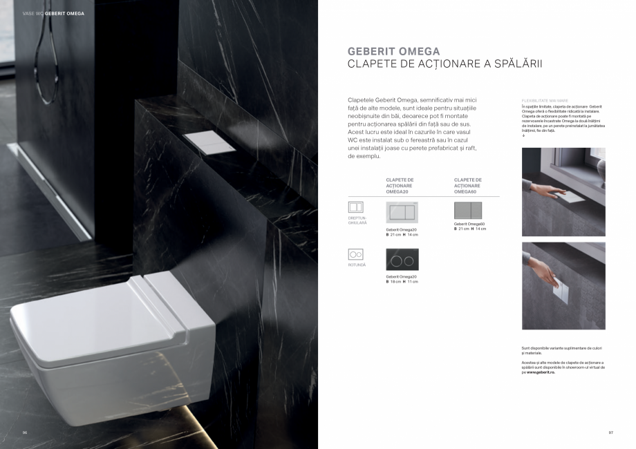 Pagina 49-Colectii pentru baie  Catalog, brosura Romana rfectă de performanță fiabilă și estetică...