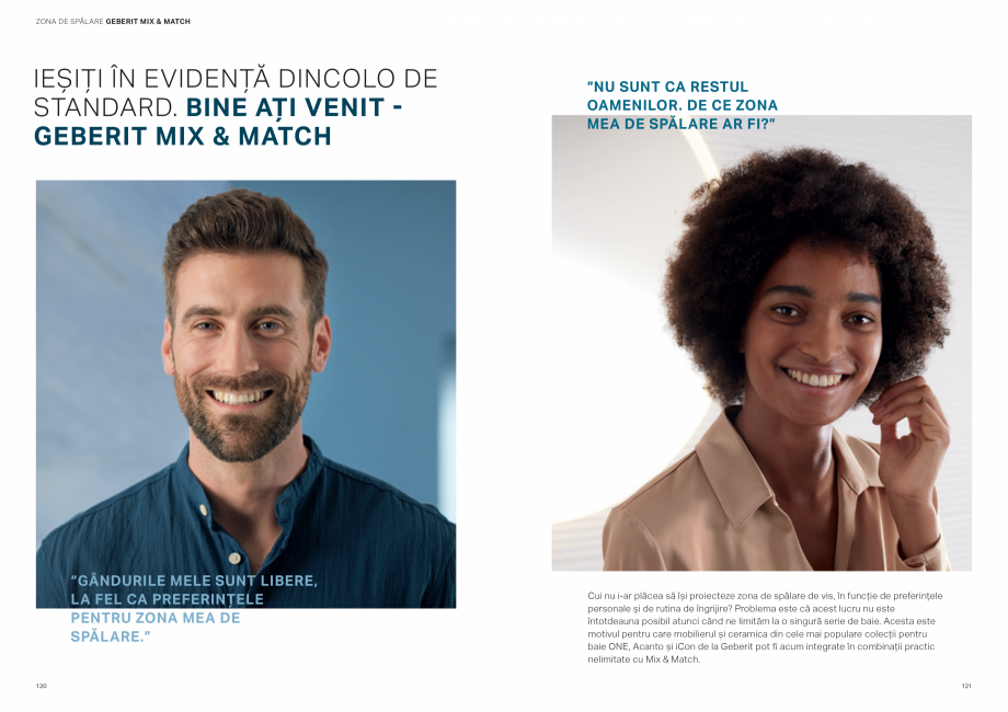 Pagina 61-Colectii pentru baie  Catalog, brosura Romana ta de acționare
care se potrivește stilului dvs.
mai...