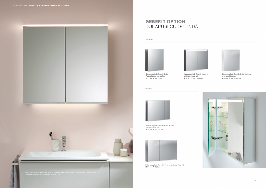 Pagina 87-Colectii pentru baie  Catalog, brosura Romana erior
W 60, 75, 90, 120 cm

Cu un sertar și un sertar...