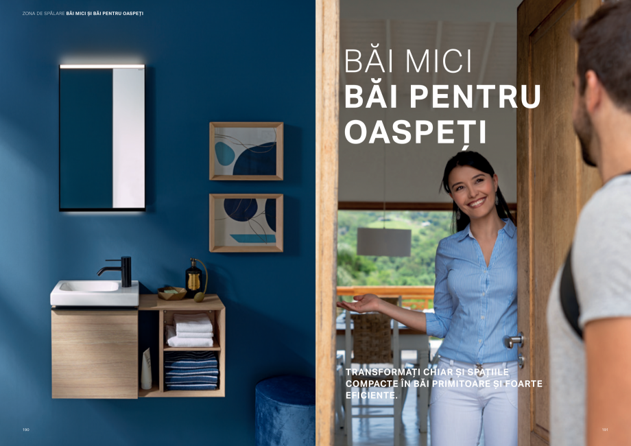 Pagina 96-Colectii pentru baie  Catalog, brosura Romana ă în mod
continuu
Lumină deloc orbitoare
Rafturi...