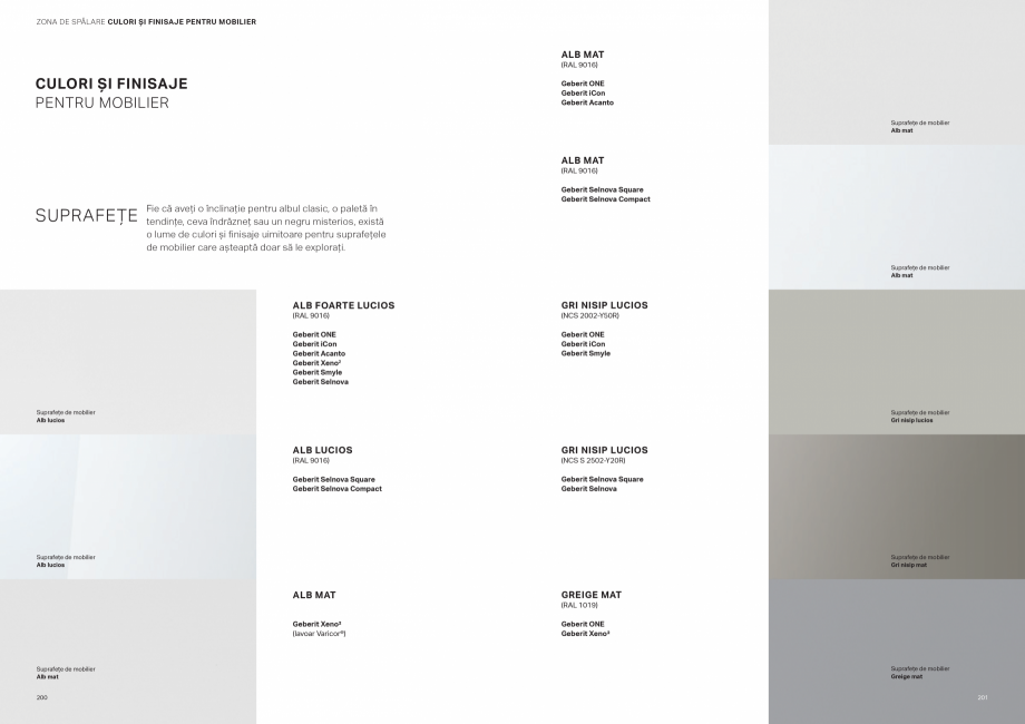 Pagina 101-Colectii pentru baie  Catalog, brosura Romana  SMYLE

GEBERIT SMYLE
LAVOARE
Liniile delicate ale...