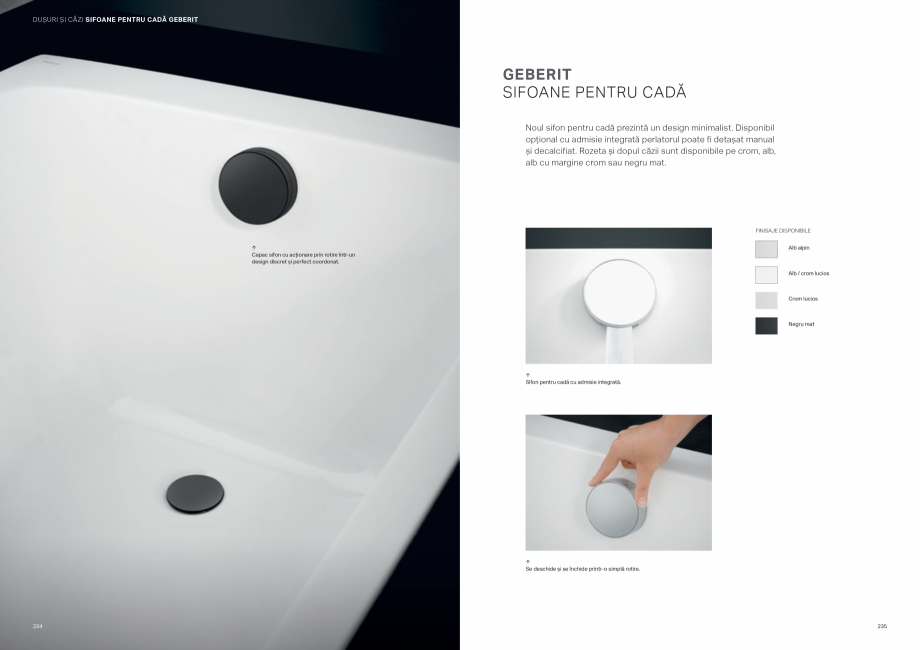 Pagina 118-Colectii pentru baie  Catalog, brosura Romana ILE

Oțel inoxidabil

Crom negru, ușor de curățat
...