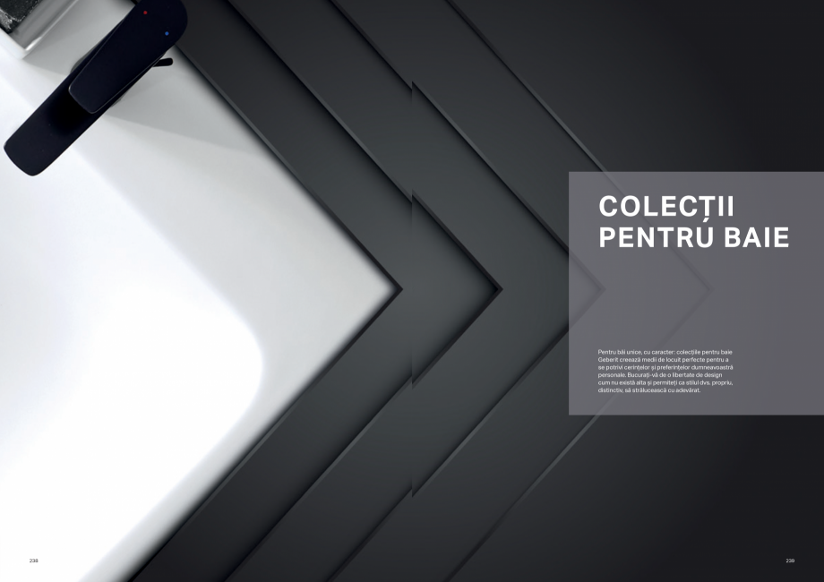 Pagina 120-Colectii pentru baie  Catalog, brosura Romana idabil, care se integrează perfect în pardoseală...