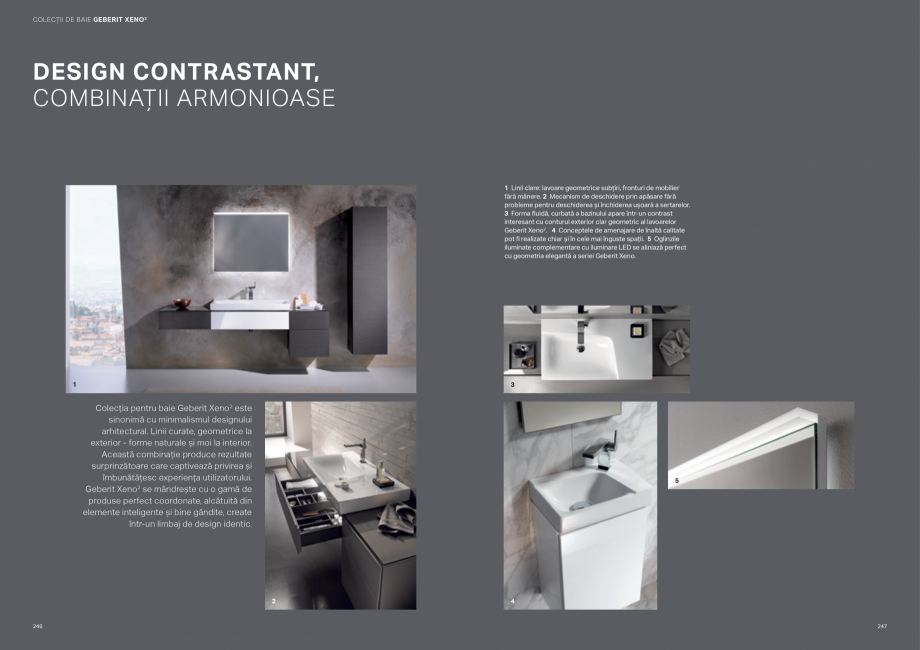 Pagina 124-Colectii pentru baie  Catalog, brosura Romana u cadă cu admisie integrată.

↑
Se deschide și se...