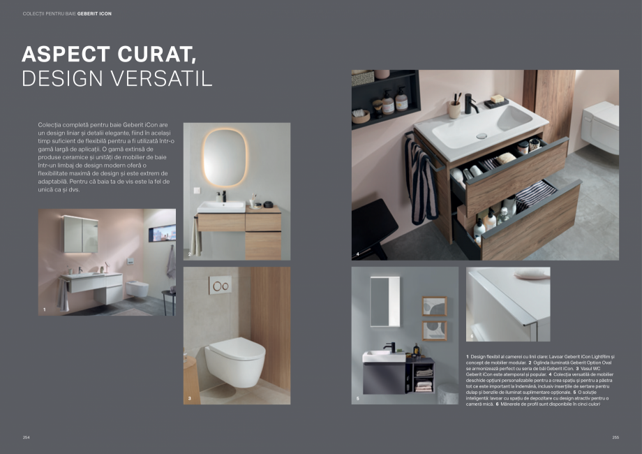 Pagina 128-Colectii pentru baie  Catalog, brosura Romana it Xeno2
cu iluminare funcțională
și indirectă...