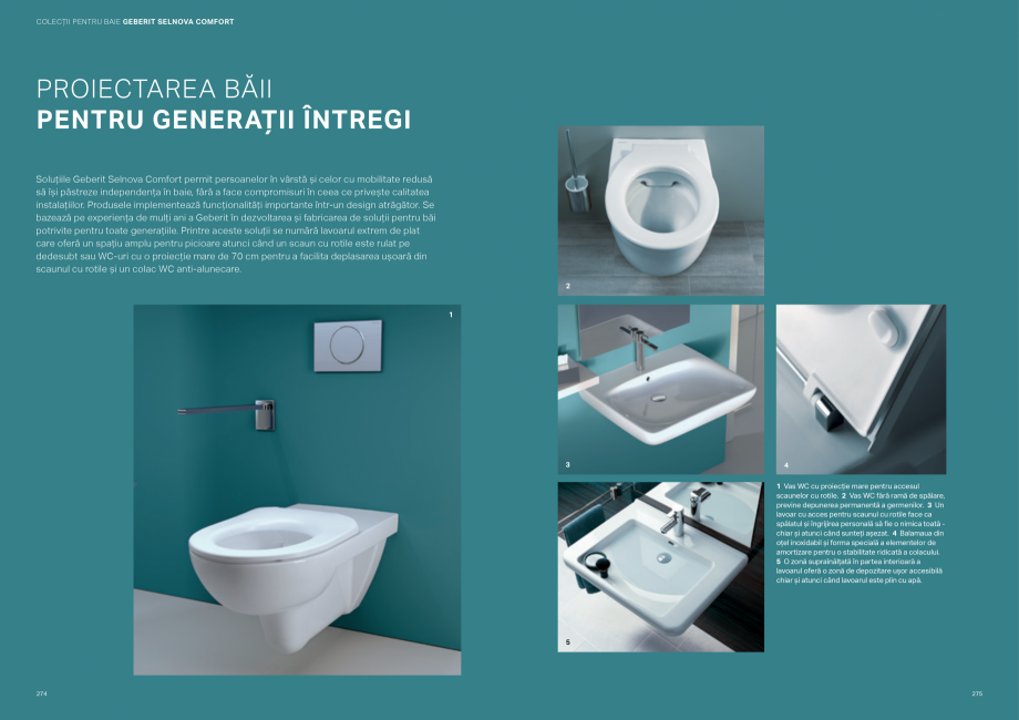 Pagina 138-Colectii pentru baie  Catalog, brosura Romana R
Lavoar Geberit
Selnova Compact.

VAS WC
Vas WC...