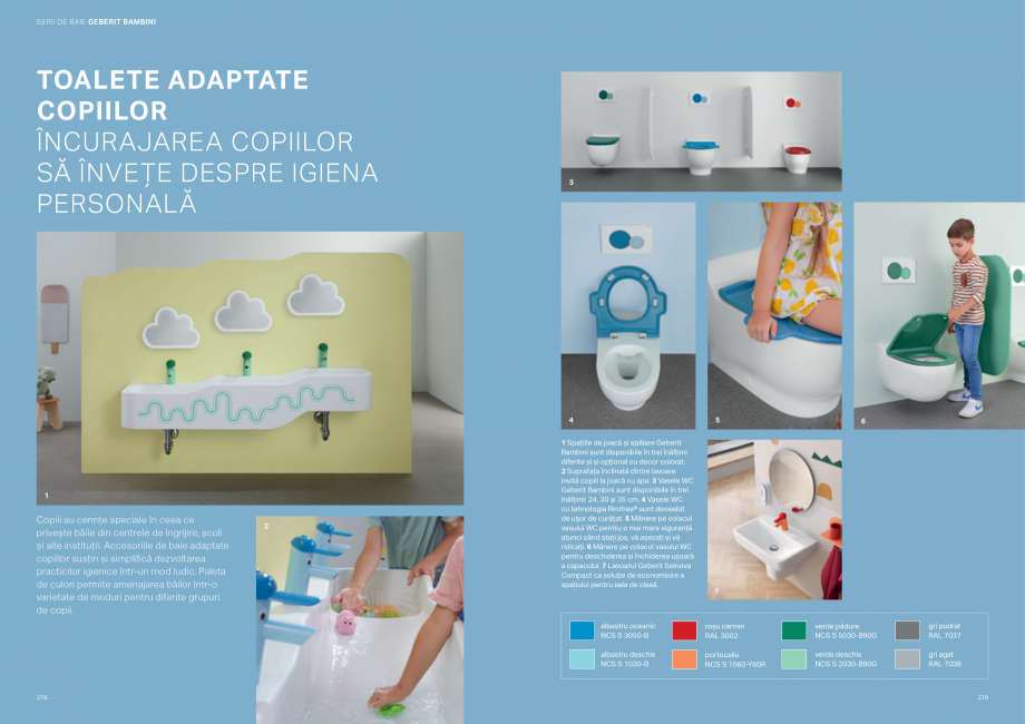 Pagina 140-Colectii pentru baie  Catalog, brosura Romana nstalațiilor. Produsele implementează...