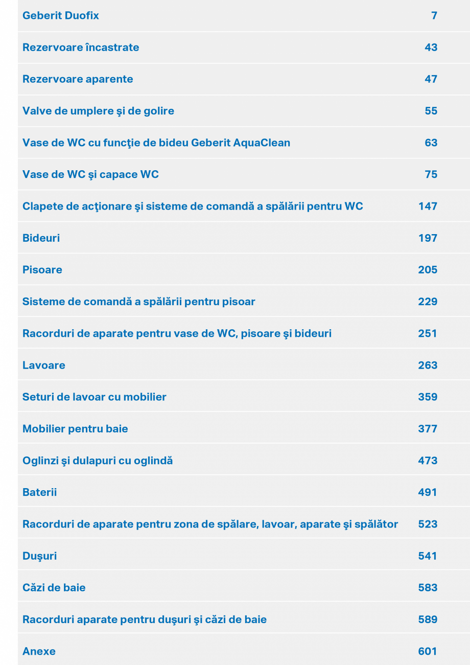 Pagina 2-Catalog Colectii de baie si sisteme sanitare  Catalog, brosura Romana  FSC™ (C134279) la...