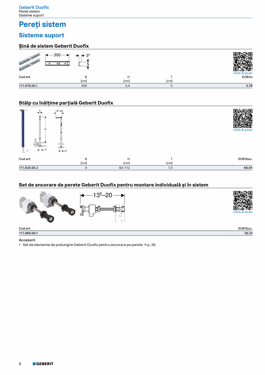 Pagina 7-Catalog Colectii de baie si sisteme sanitare  Catalog, brosura Romana r încastrat Omega 12 cm

ü

...