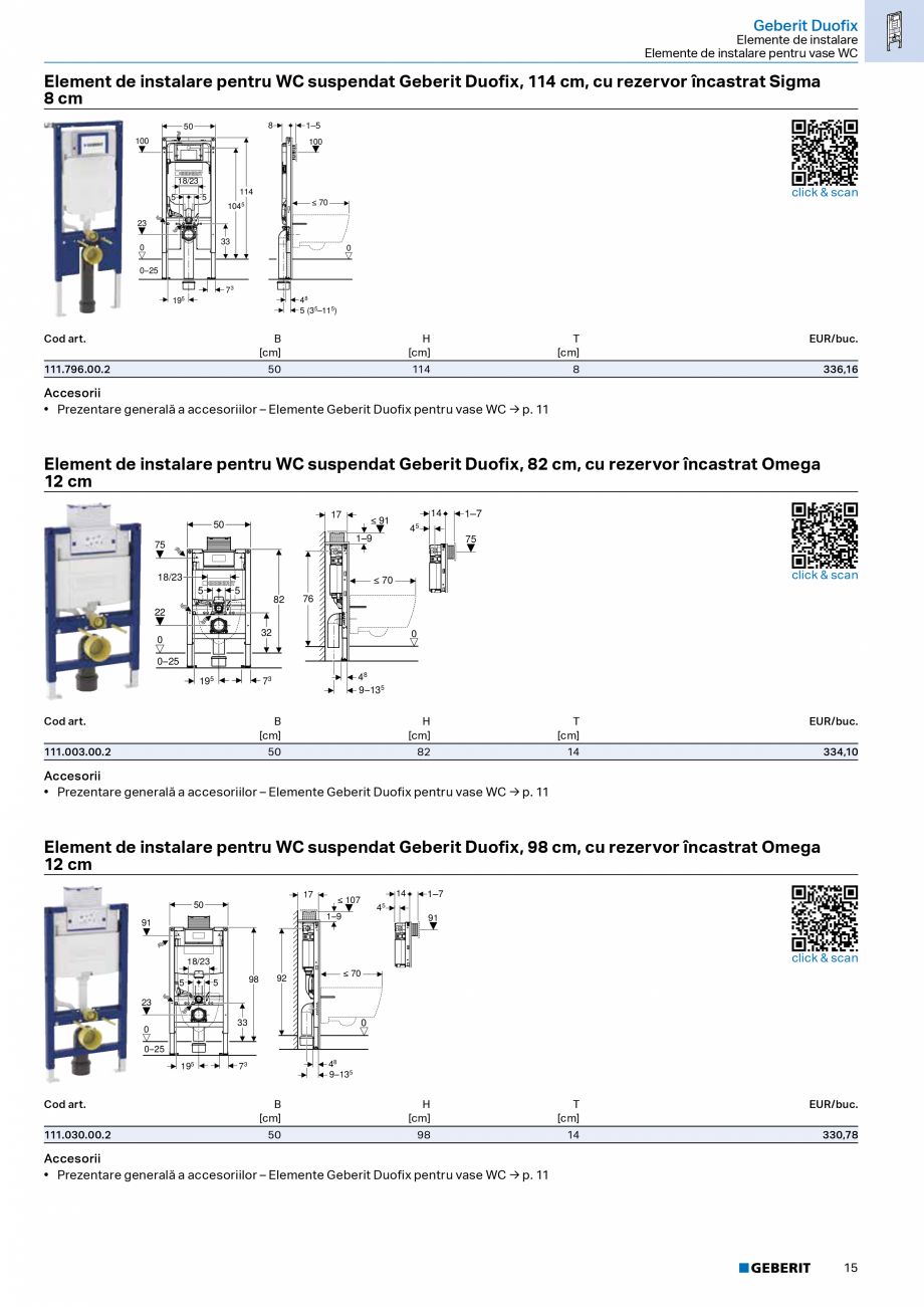 Pagina 14-Catalog Colectii de baie si sisteme sanitare  Catalog, brosura Romana 36,16

Accesorii
•...