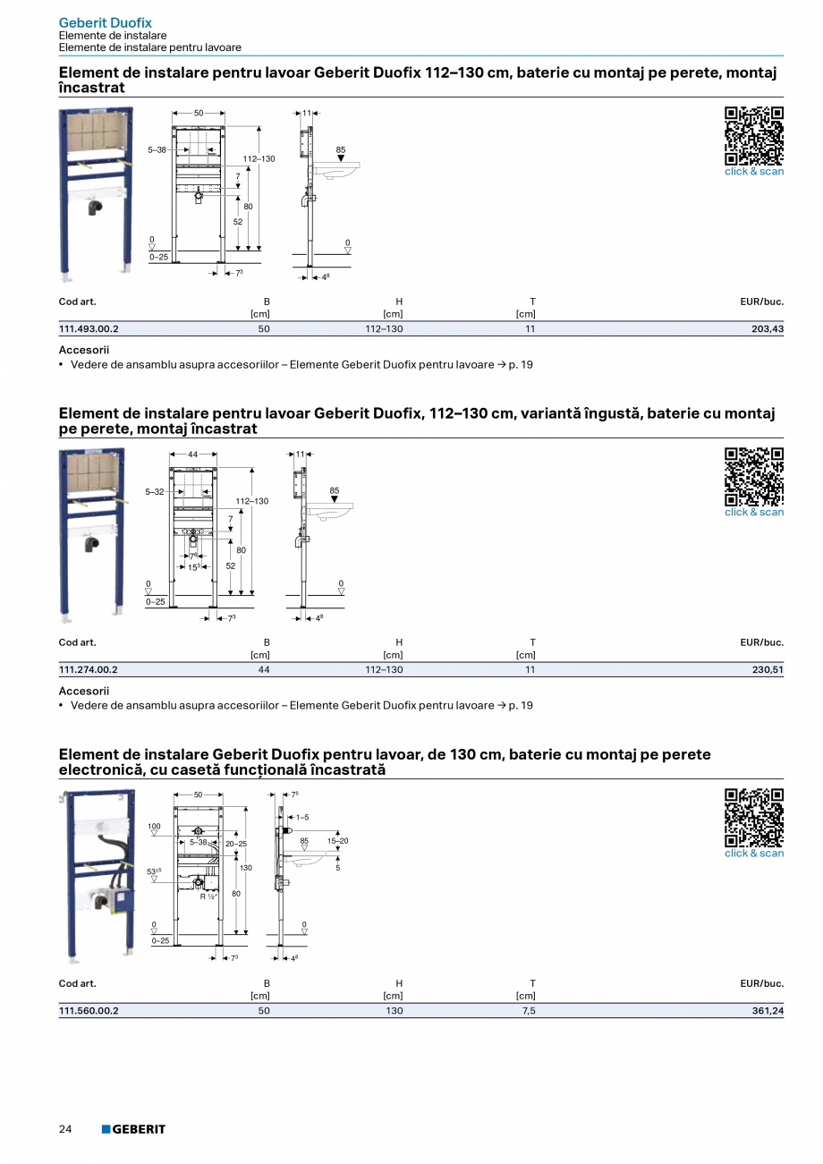 Pagina 23-Catalog Colectii de baie si sisteme sanitare  Catalog, brosura Romana rată → p. 500
• Baterie...