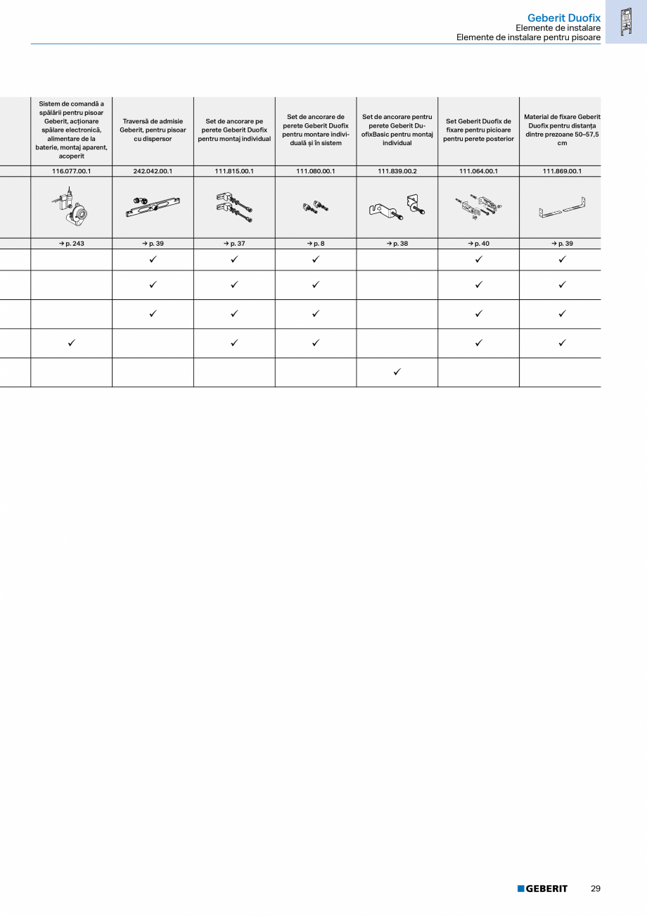 Pagina 28-Catalog Colectii de baie si sisteme sanitare  Catalog, brosura Romana a, pentru casetă...