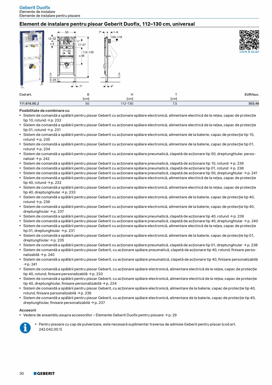 Pagina 29-Catalog Colectii de baie si sisteme sanitare  Catalog, brosura Romana 0.2

H
[cm]

50

130

T
[cm]

...