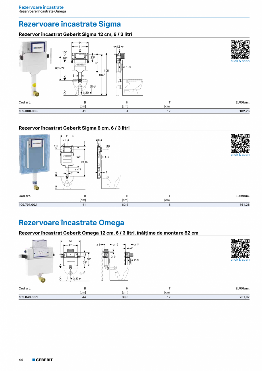 Pagina 42-Catalog Colectii de baie si sisteme sanitare  Catalog, brosura Romana 1, dreptunghiular → p. 231...