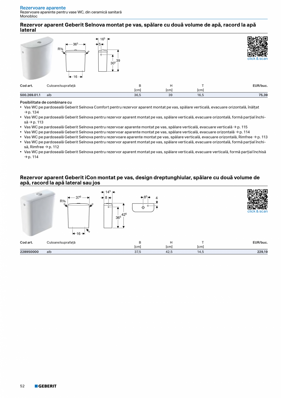 Pagina 50-Catalog Colectii de baie si sisteme sanitare  Catalog, brosura Romana idual → p. 37
• Set de...
