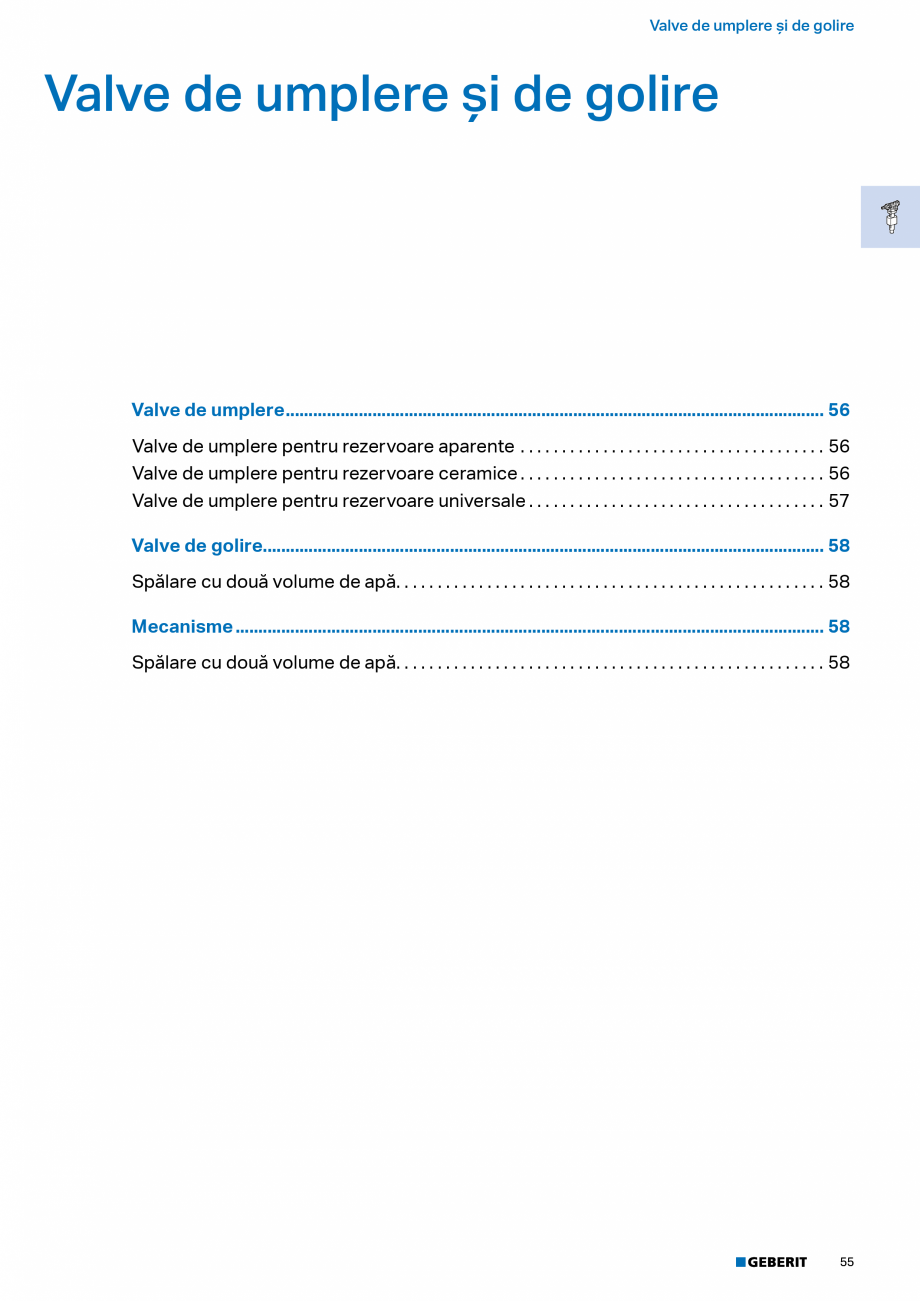 Pagina 53-Catalog Colectii de baie si sisteme sanitare  Catalog, brosura Romana ăţimilor parţiale se...