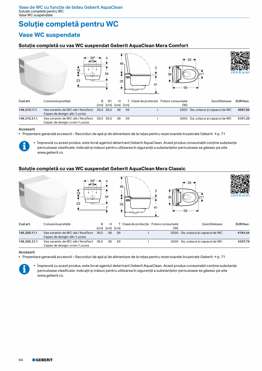 Pagina 62-Catalog Colectii de baie si sisteme sanitare  Catalog, brosura Romana or aparent Geberit Smyle...