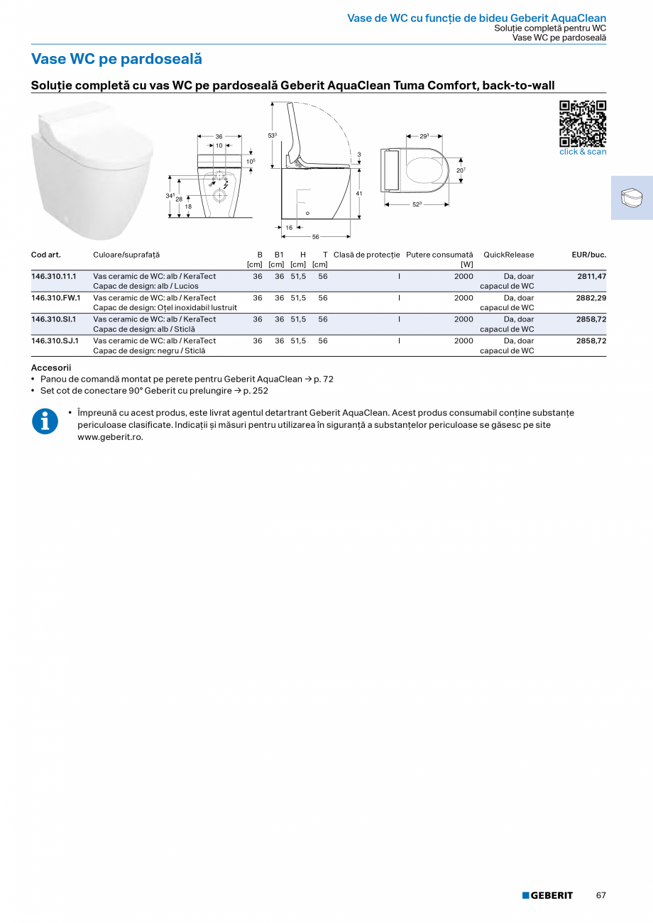 Pagina 65-Catalog Colectii de baie si sisteme sanitare  Catalog, brosura Romana ontală, formă parţial...