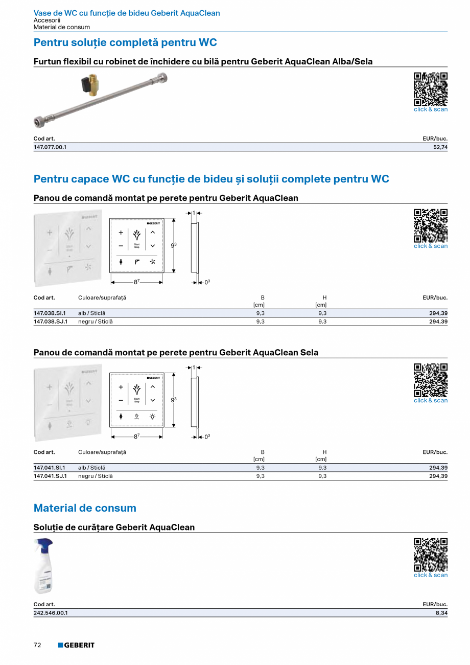 Pagina 70-Catalog Colectii de baie si sisteme sanitare  Catalog, brosura Romana oare aparente montat pe vas,...