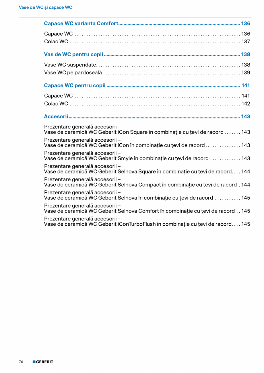 Pagina 74-Catalog Colectii de baie si sisteme sanitare  Catalog, brosura Romana re pentru rezervoare ceramice
...