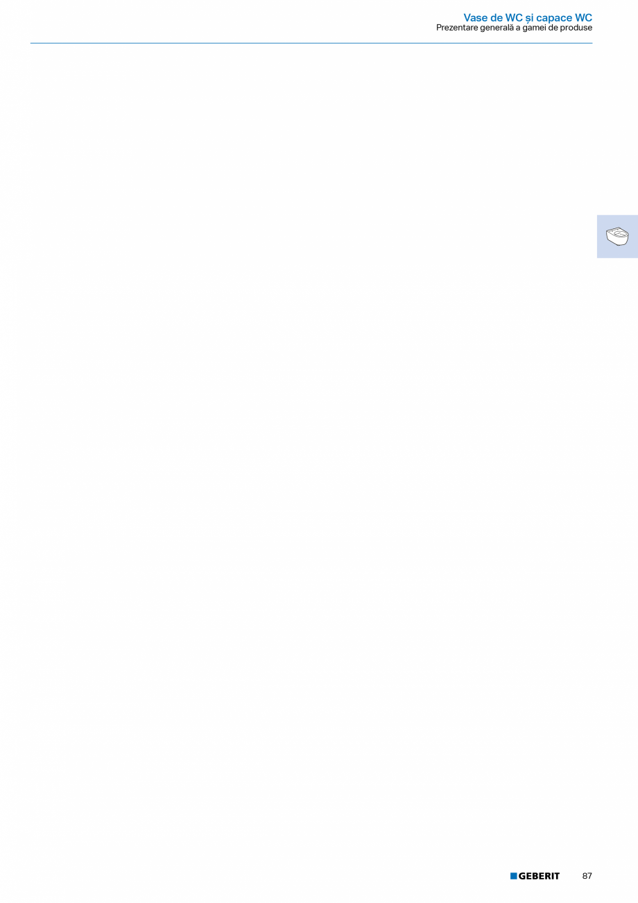 Pagina 85-Catalog Colectii de baie si sisteme sanitare  Catalog, brosura Romana alimentare de la reţea pentru...