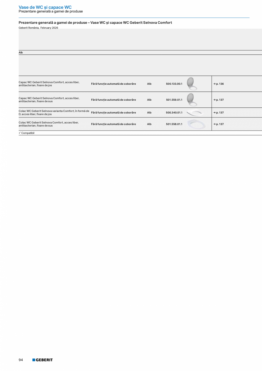 Pagina 92-Catalog Colectii de baie si sisteme sanitare  Catalog, brosura Romana Con spălare verticală,...