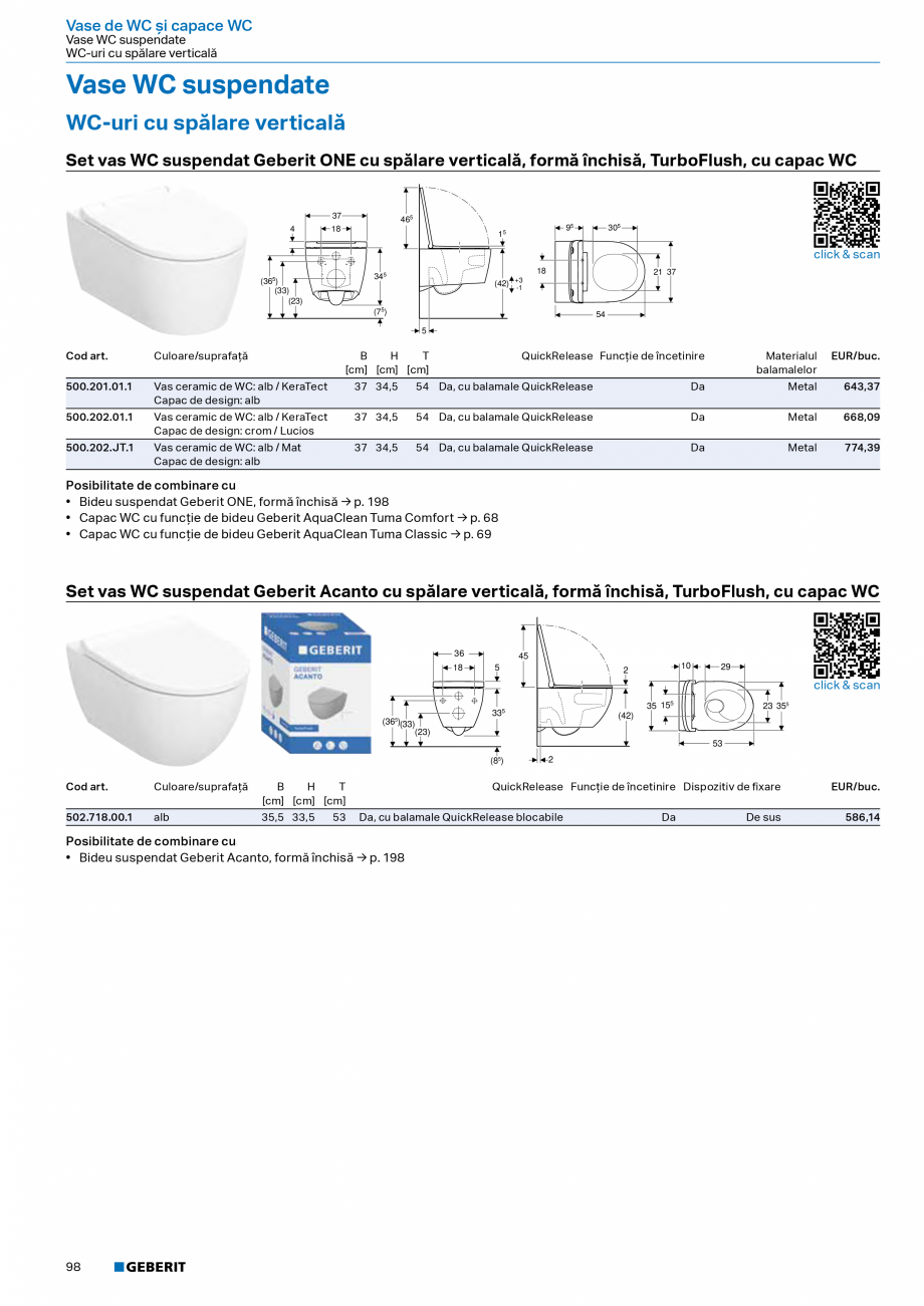 Pagina 96-Catalog Colectii de baie si sisteme sanitare  Catalog, brosura Romana ăsuri pentru utilizarea în...