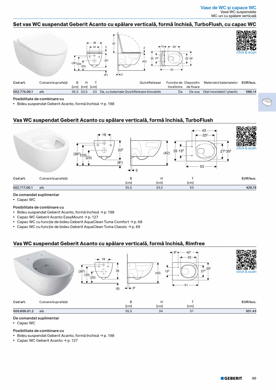 Pagina 97-Catalog Colectii de baie si sisteme sanitare  Catalog, brosura Romana  . . . . . . . . . . . . . . ....