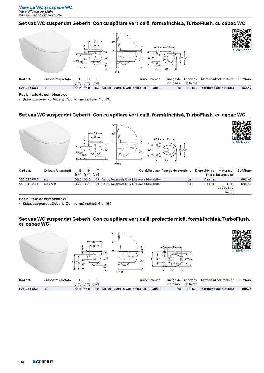 Pagina 98-Catalog Colectii de baie si sisteme sanitare  Catalog, brosura Romana . . . . . . . . . . . . . . . ...