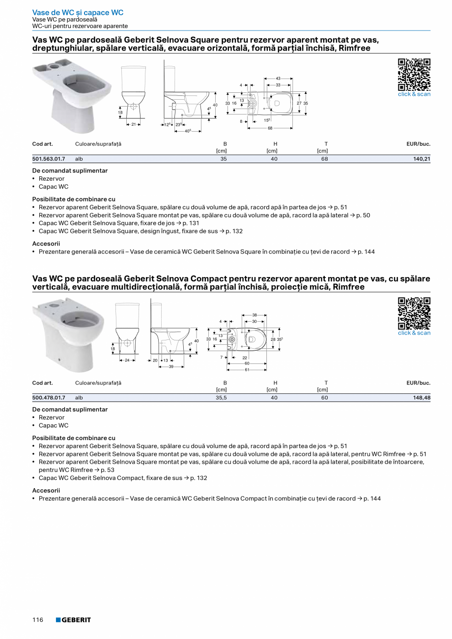 Pagina 114-Catalog Colectii de baie si sisteme sanitare  Catalog, brosura Romana  fixare de sus

Colac WC...