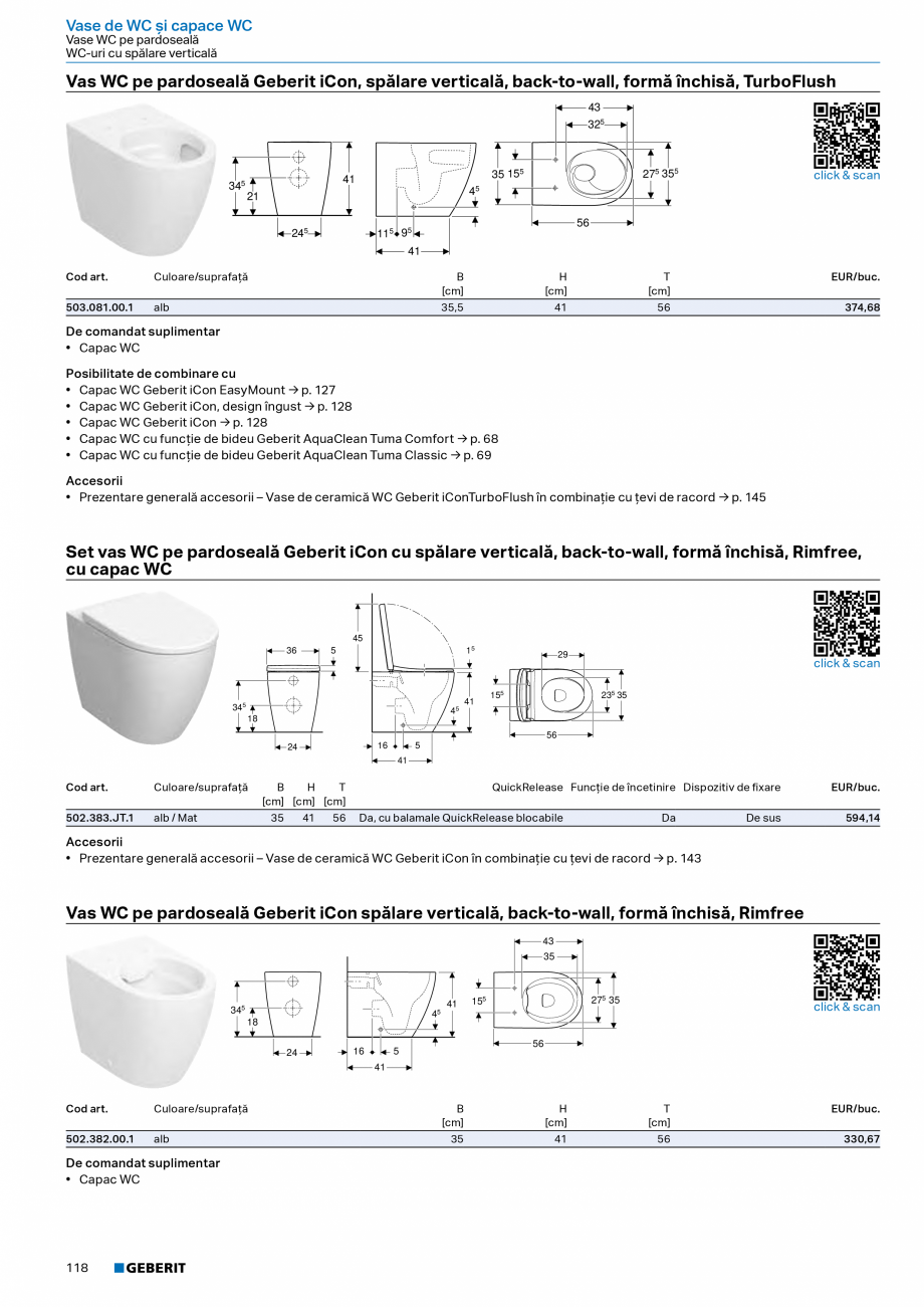 Pagina 116-Catalog Colectii de baie si sisteme sanitare  Catalog, brosura Romana WC

Prezentare generală a...