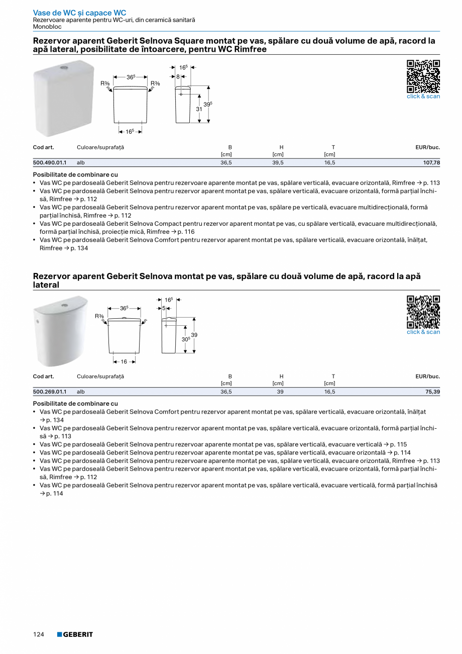 Pagina 122-Catalog Colectii de baie si sisteme sanitare  Catalog, brosura Romana oFlush

Vas WC suspendat...