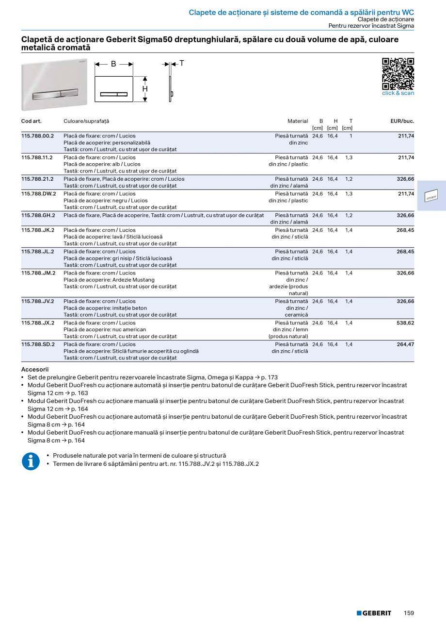 Pagina 157-Catalog Colectii de baie si sisteme sanitare  Catalog, brosura Romana can





B
[cm]

H
[cm]
...