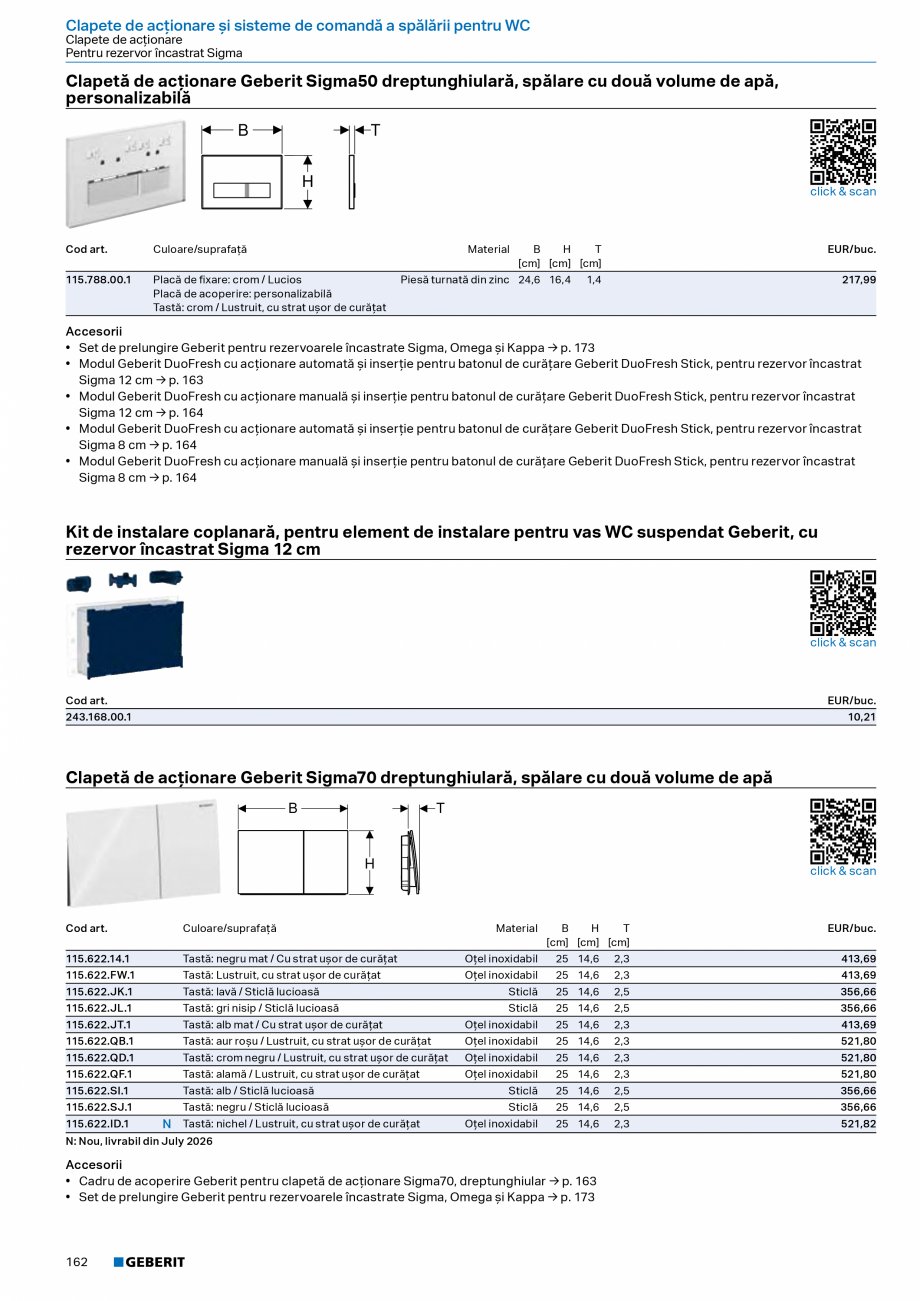 Pagina 160-Catalog Colectii de baie si sisteme sanitare  Catalog, brosura Romana ombinare cu
• Rezervor...