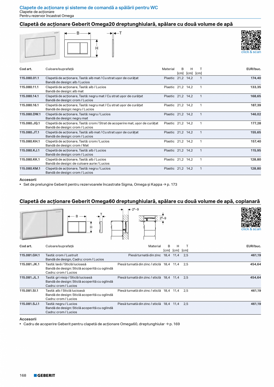 Pagina 166-Catalog Colectii de baie si sisteme sanitare  Catalog, brosura Romana eberit Selnova Compact, fixare...