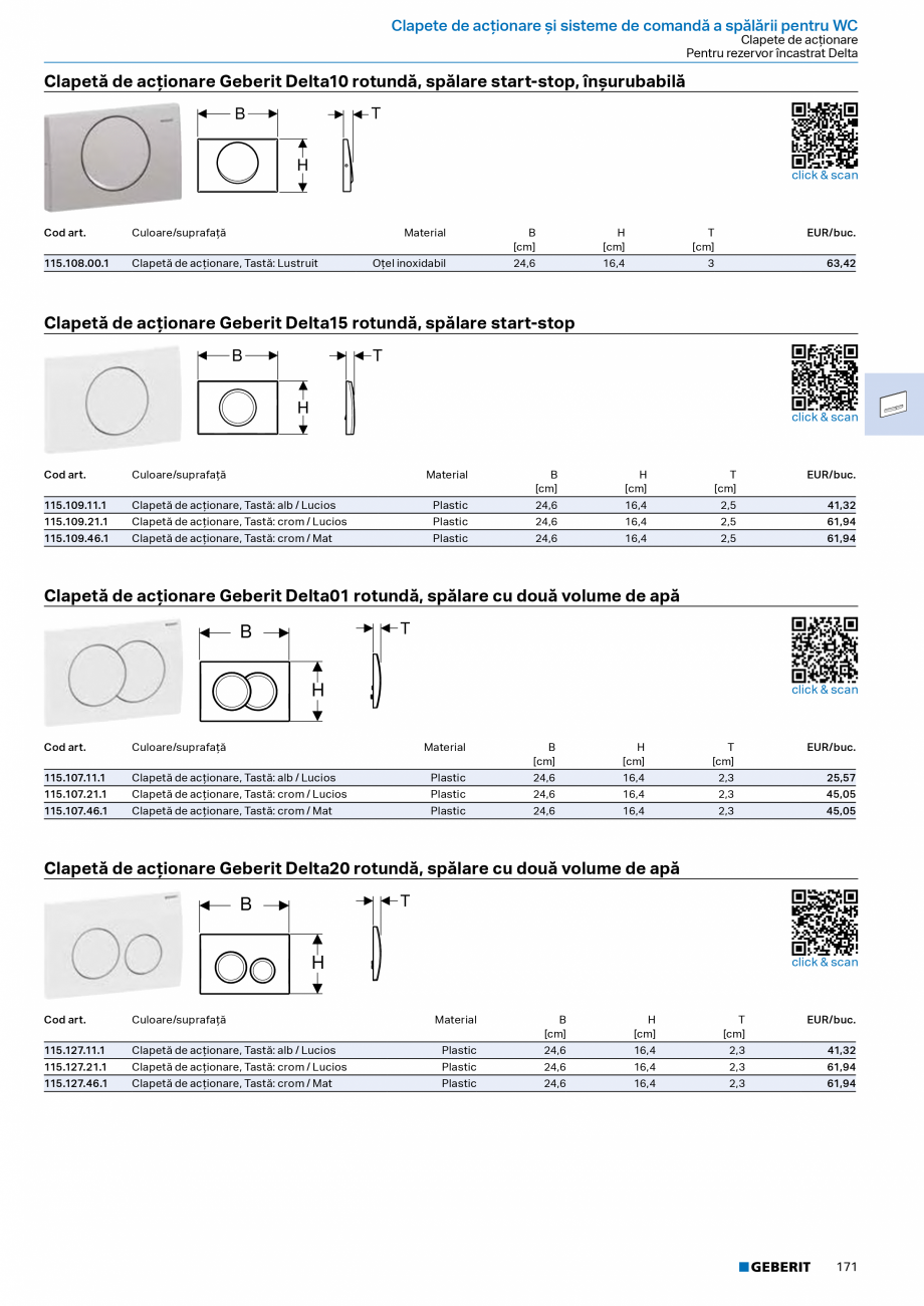 Pagina 169-Catalog Colectii de baie si sisteme sanitare  Catalog, brosura Romana on spălare verticală,...