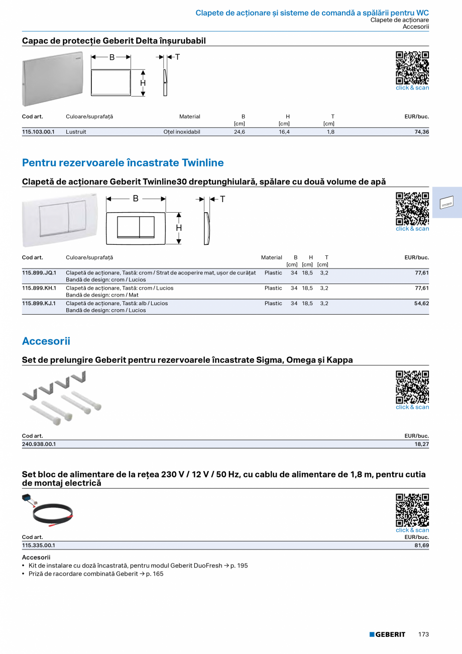 Pagina 171-Catalog Colectii de baie si sisteme sanitare  Catalog, brosura Romana 19

Vase de WC şi capace WC
...