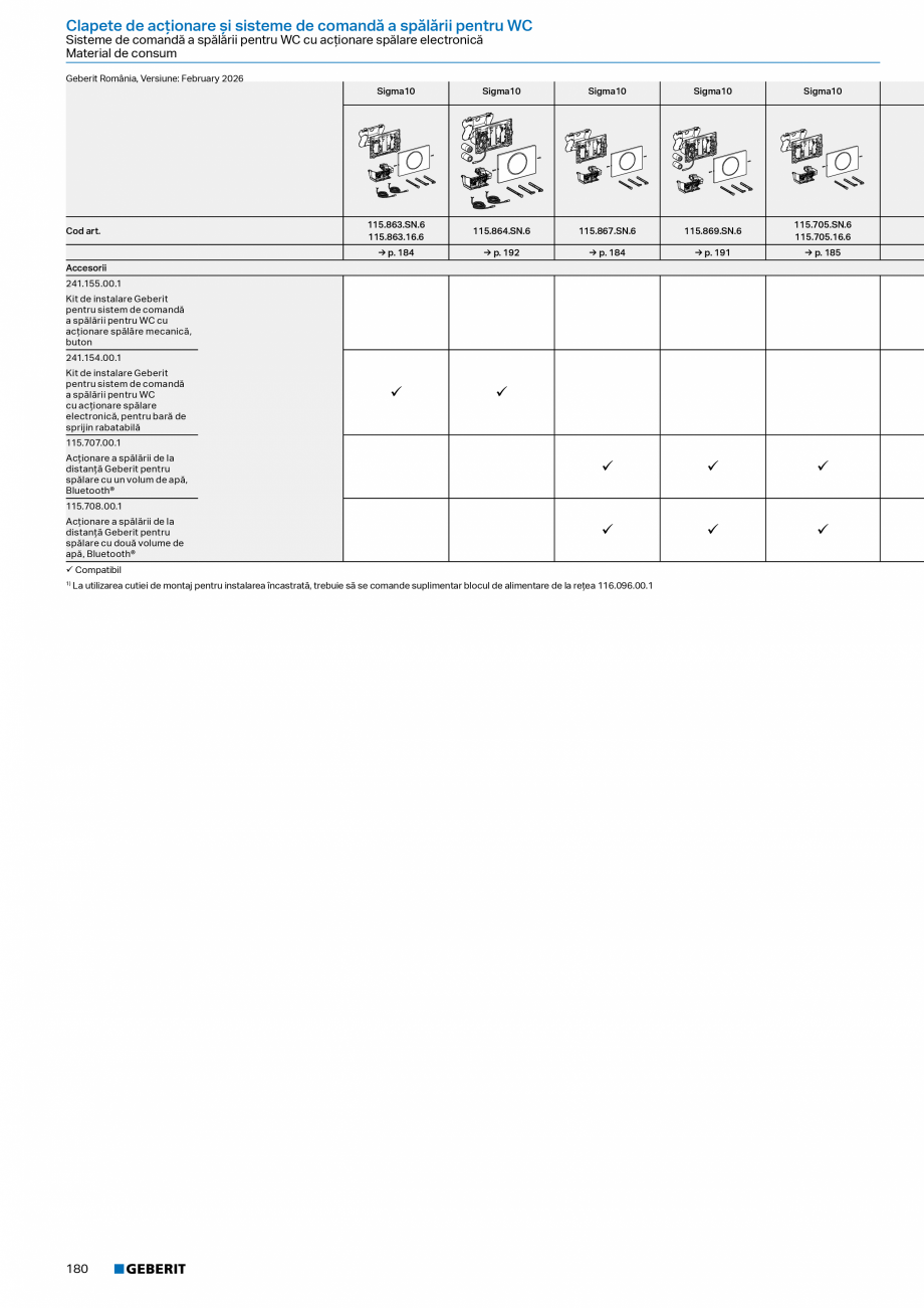 Pagina 178-Catalog Colectii de baie si sisteme sanitare  Catalog, brosura Romana ală, formă parţial...