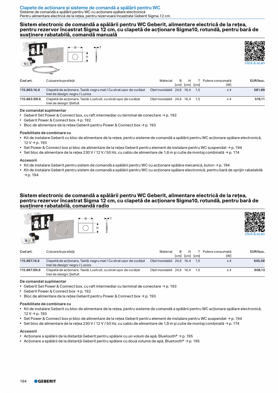 Pagina 182-Catalog Colectii de baie si sisteme sanitare  Catalog, brosura Romana re verticală, evacuare...