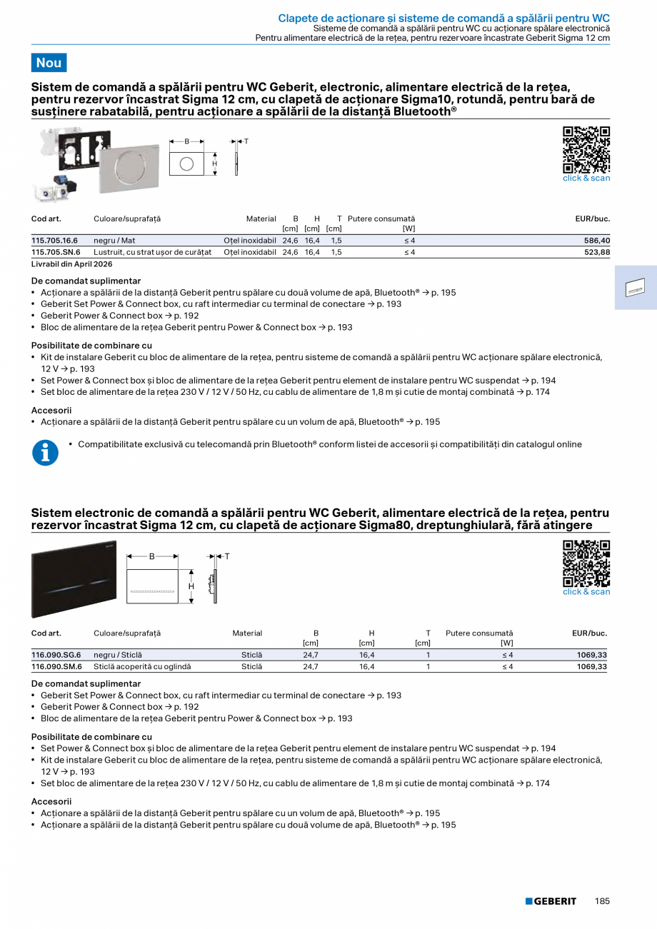 Pagina 183-Catalog Colectii de baie si sisteme sanitare  Catalog, brosura Romana  rezervoare aparente montat pe...