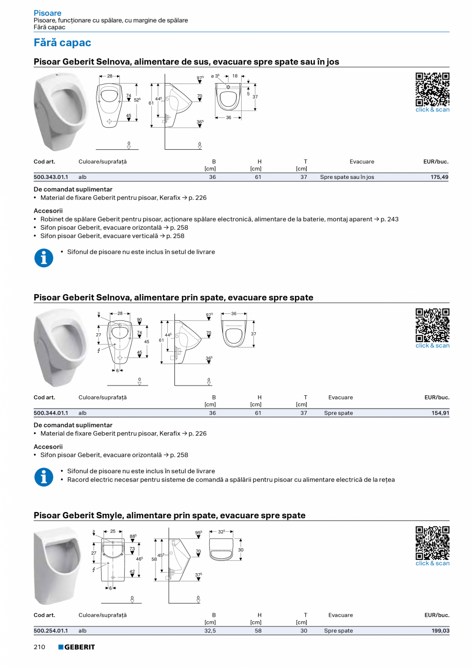 Pagina 208-Catalog Colectii de baie si sisteme sanitare  Catalog, brosura Romana � Rezervor aparent Geberit...