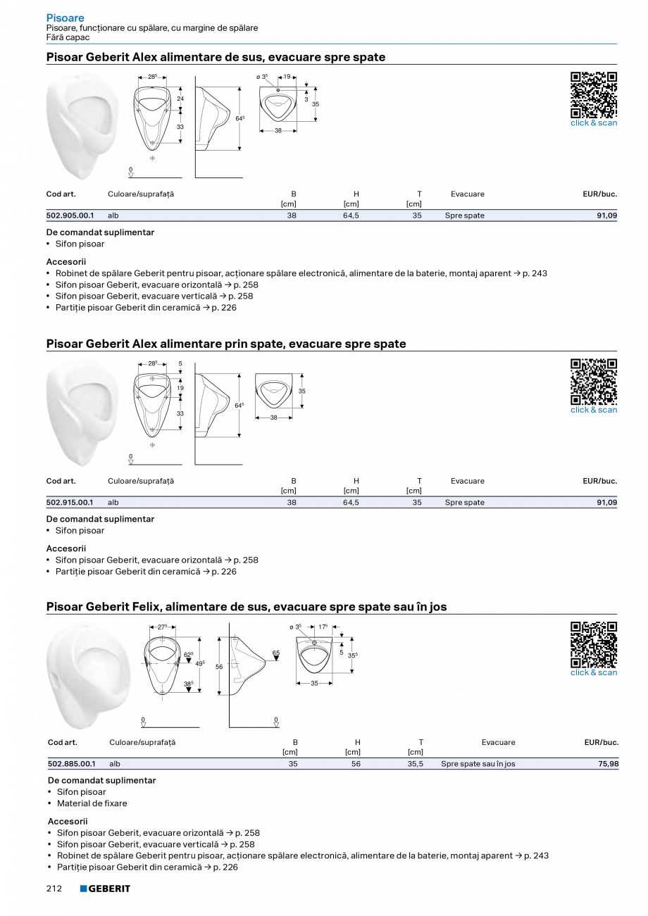 Pagina 210-Catalog Colectii de baie si sisteme sanitare  Catalog, brosura Romana rt, acces liber, antibacterian...