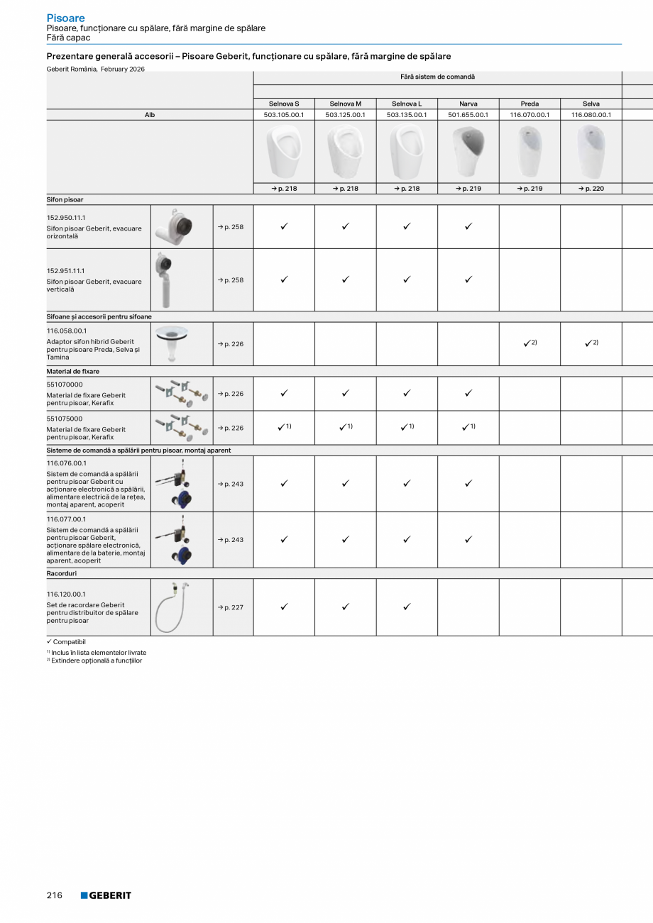 Pagina 214-Catalog Colectii de baie si sisteme sanitare  Catalog, brosura Romana  Comfort cu spălare...