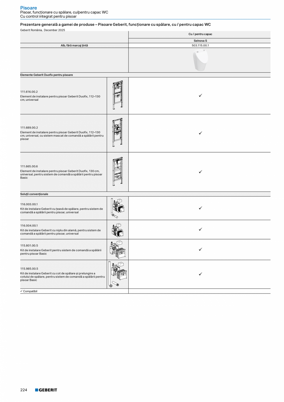 Pagina 222-Catalog Colectii de baie si sisteme sanitare  Catalog, brosura Romana  Material de fixare...