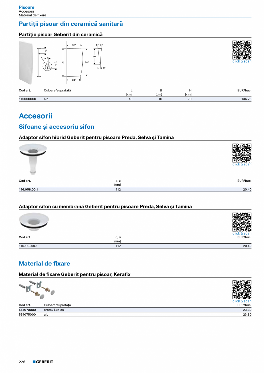 Pagina 224-Catalog Colectii de baie si sisteme sanitare  Catalog, brosura Romana  p. 141
• WC suspendat...