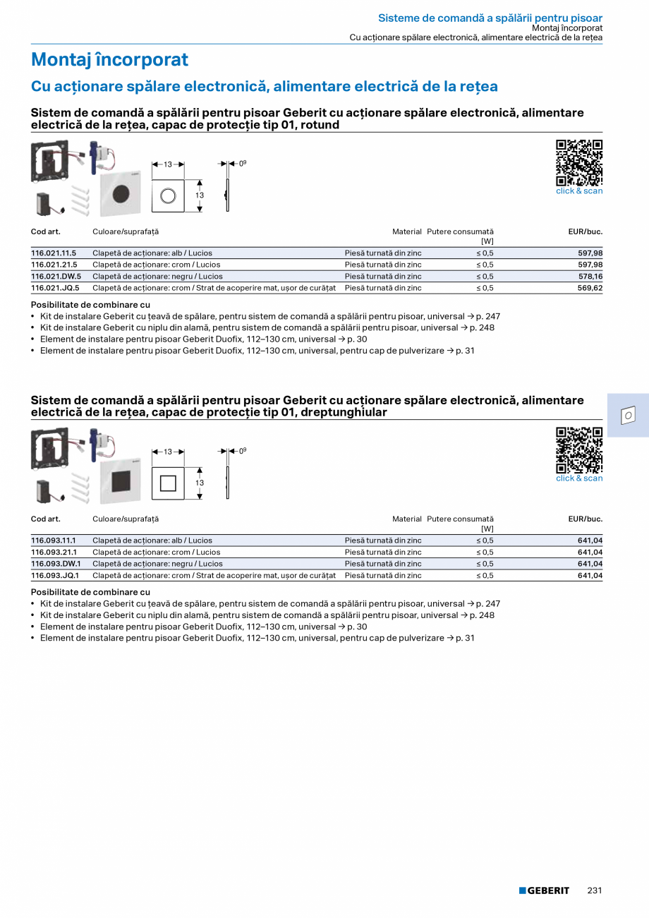 Pagina 229-Catalog Colectii de baie si sisteme sanitare  Catalog, brosura Romana inaţie cu ţevi de racord...