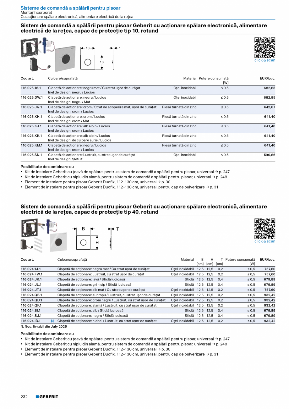 Pagina 230-Catalog Colectii de baie si sisteme sanitare  Catalog, brosura Romana lnova pentru rezervor aparent ...